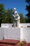 Hier bringt die heilige Anne Maria das Lesen bei