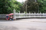 Der Zaun am Haupteingang des Jardin de Pamplemousses gewann 1862 einen internationalen Preis